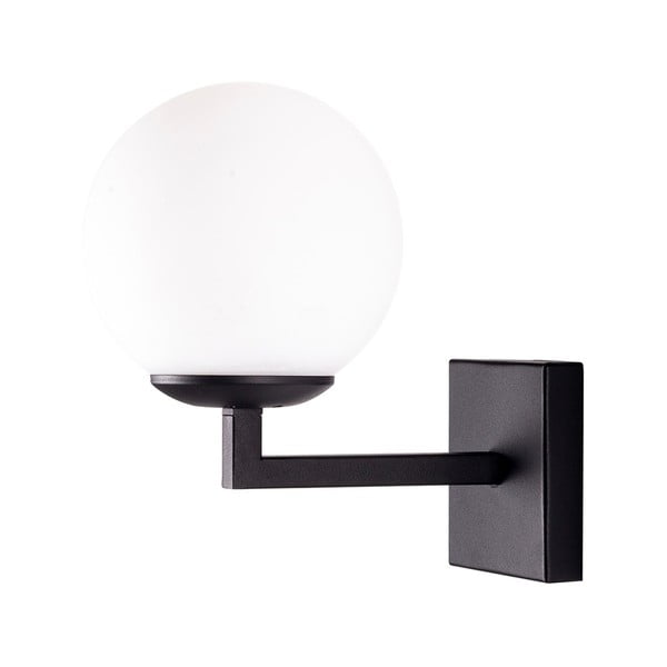 Melna metāla sienas lampa ø 15 cm Profil – Squid Lighting-image-2