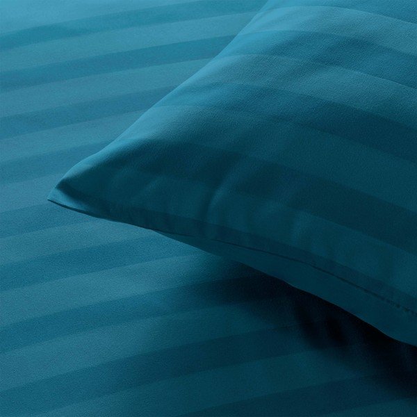 Zila divguļamā mikrošķiedras gultas veļa 240x220 cm Cleo – douceur d'intérieur-image-2