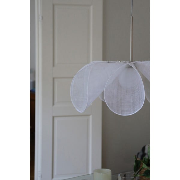 Balta piekaramā lampa ar stikla abažūru ø 75 cm Styrka – Markslöjd-image-1