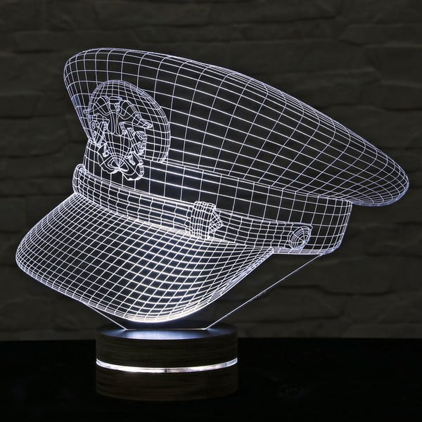 3D galda lampa Kapteinis