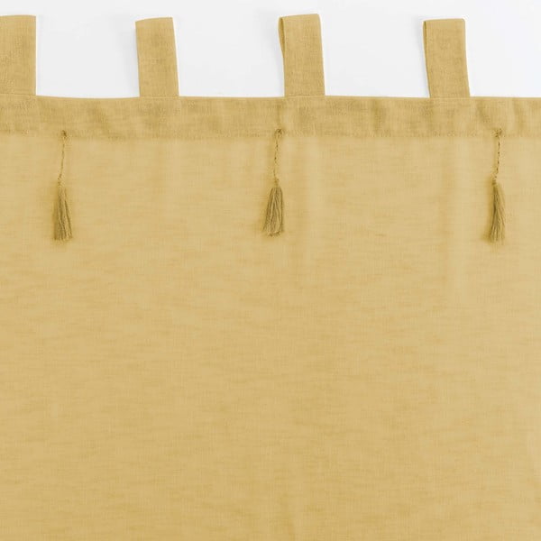 Dzeltens dienas aizkars 140x240 cm Dalila – douceur d'intérieur-image-3