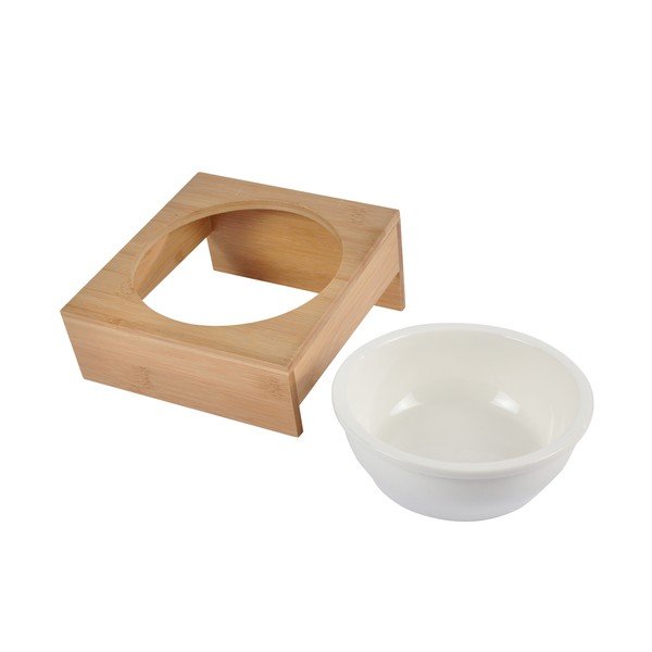 Bambusa bļodiņa ar pamatni suņiem ø 16 cm – Love Story-image-1