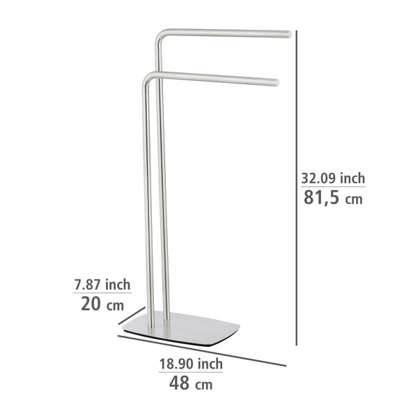 Nerūsējošā tērauda dvieļu turētājs Iria – Wenko-image-3