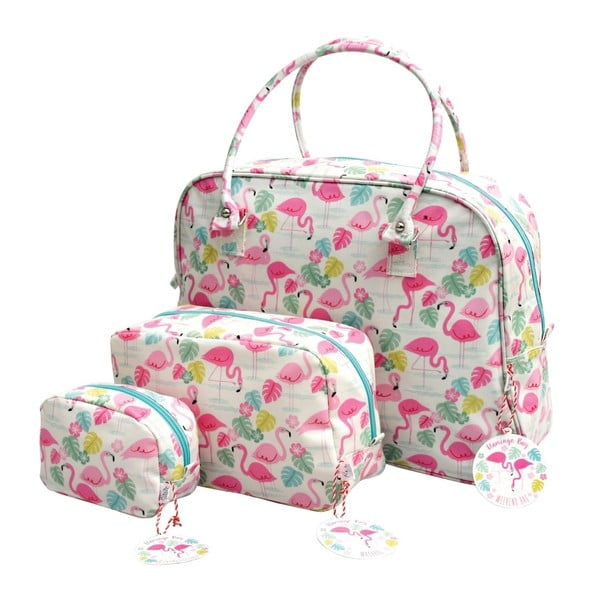 Kosmētikas maisiņš Rex London Flamingo Bay, 29 x 16,5 cm-image-2