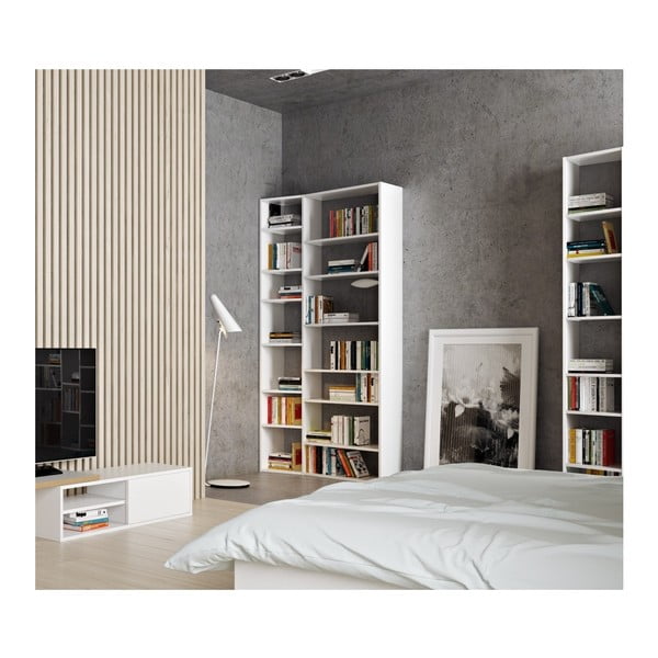 Balts grāmatplaukts 108x224 cm Valsa – TemaHome-image-2