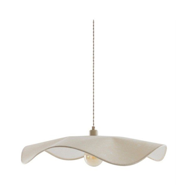 Krēmkrāsas papīra piekaramā lampa ø 70 cm Monchi – Jotex