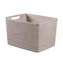 Uzglabāšanas plastmasas uzglabāšanas grozs 36x28x23 cm Jute L – Curver