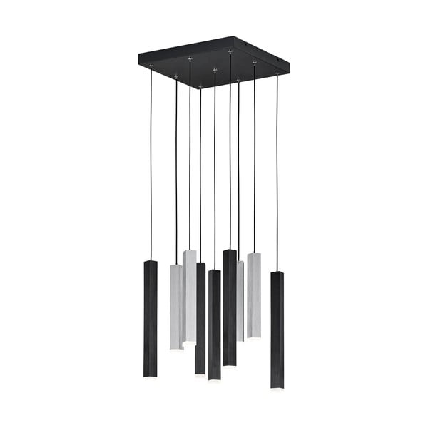 Melna LED piekaramā lampa ar metāla abažūru Civeto – CINQUE