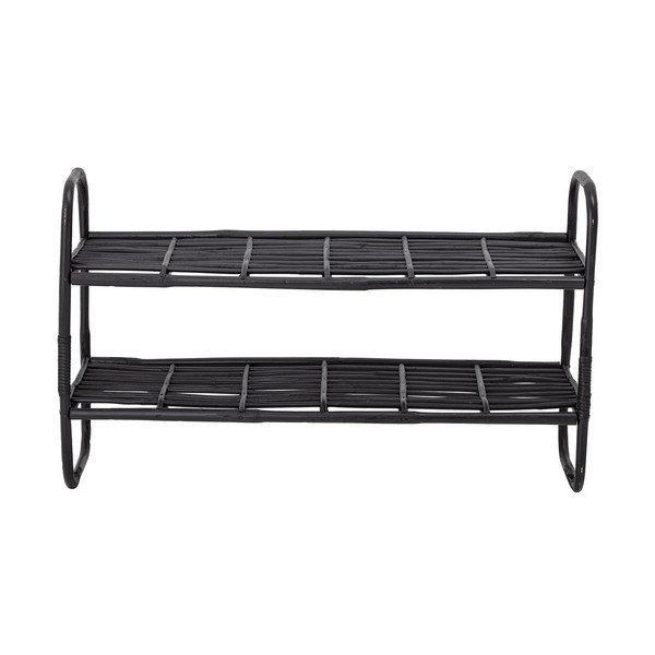 Melns niedru plaukts 80x50 cm Zigge – Bloomingville-image-2