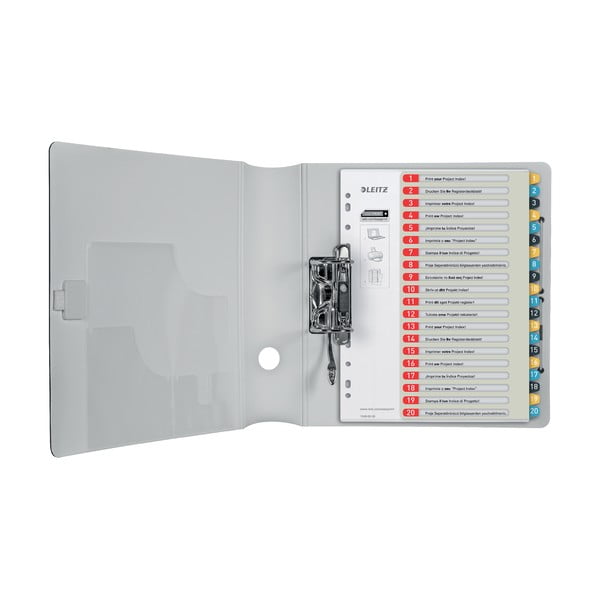 5 numurētu satura rādītāju komplekts ar 20 uzlīmēm Leitz, A4-image-2