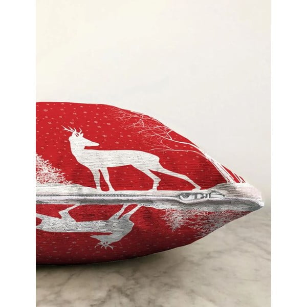 Spilvendrāna ar Ziemassvētku motīvu 43x43 cm – Mila Home-image-1