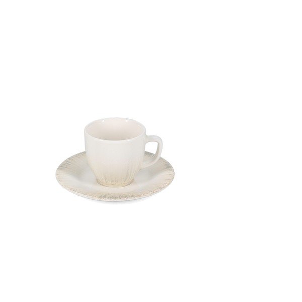 Gaiši pelēka kapučīno porcelāna tasīte 200 ml Nuance – BonBistro-image-4