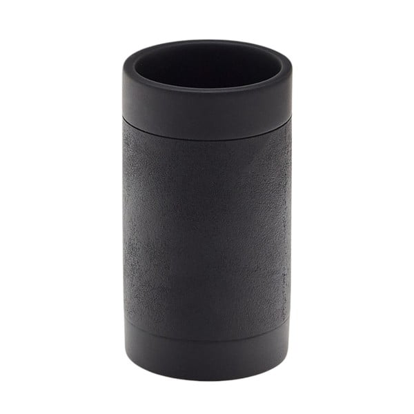 Melns polirezīna trauks zobu birstei Sisel – Kave Home