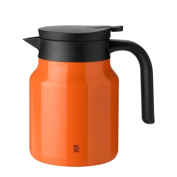 Oranžs nerūsējošā tērauda termosa kanna 900 ml Therm-It – RIG-TIG