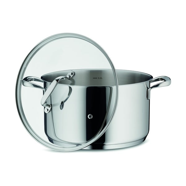 Nerūsējošā tērauda trauks ar vāku Kela Flavoria Covered, ø 24 cm-image-1