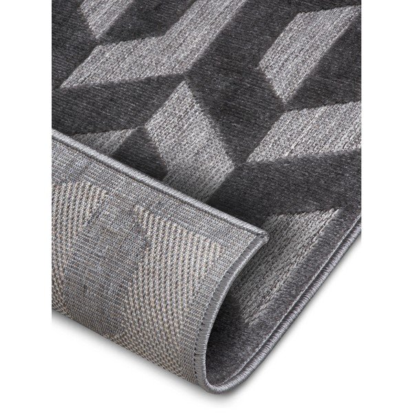 Antracīta pelēks paklājs 200x285 cm Iconic Hexa – Hanse Home-image-4