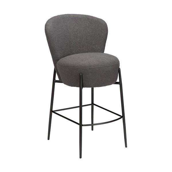 Pelēks bāra krēsls (sēdekļa augstums 68 cm) Orbit – DAN-FORM Denmark