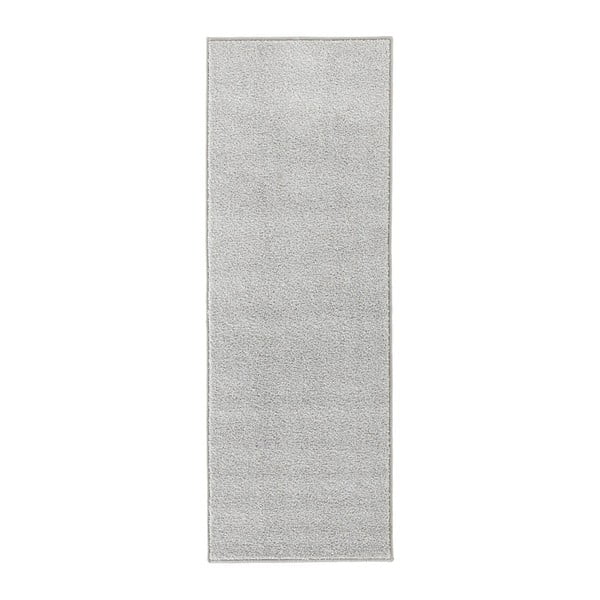Gaiši pelēks paklājs Hanse Home Pure, 80 x 300 cm