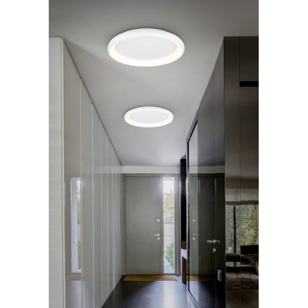 Balta LED griestu lampa ar regulējamu spilgtumu Cardona – Trio-image-1