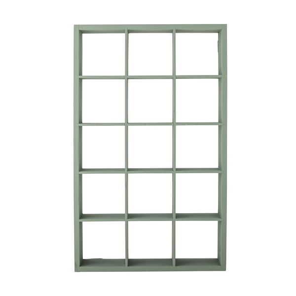 Gaiši zaļš daudzlīmeņu egles masīvkoka sienas plaukts 67 cm Preston – Bloomingville-image-2