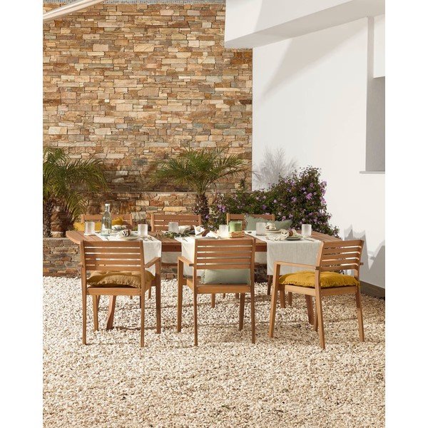 Dārza saliekamais ēdamgalds no eikalipta koka Kave Home Hanzel-image-3