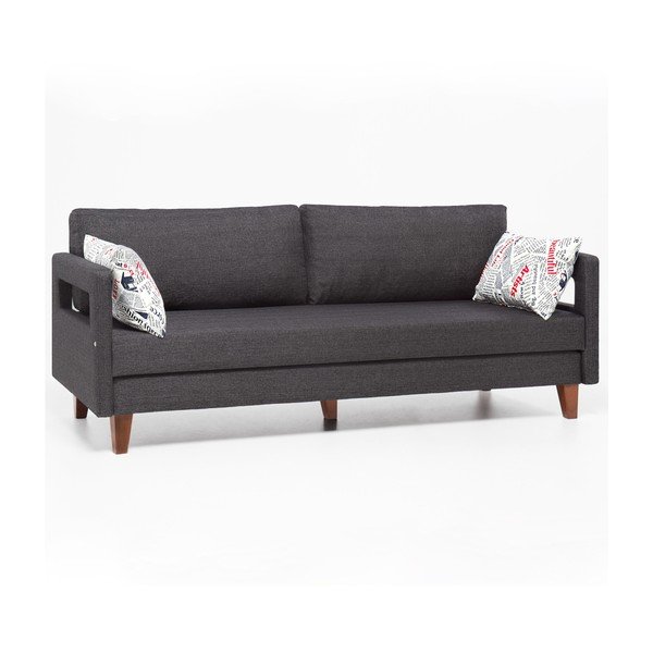 Pelēka dīvāns gulta Balcab Home Hannah Pattern-image-1