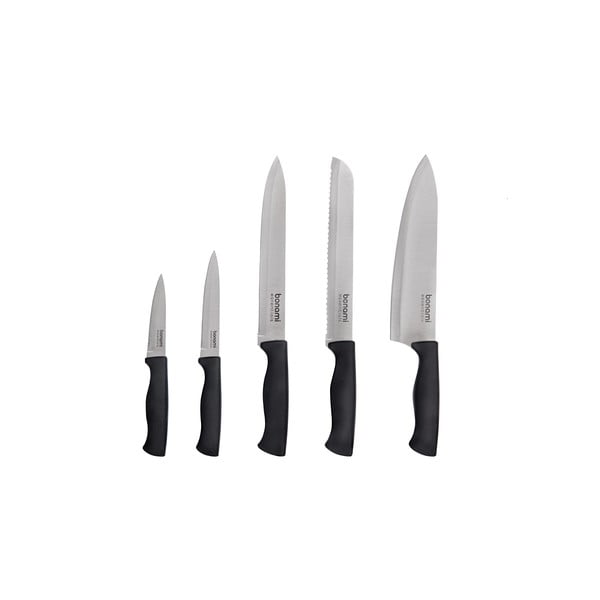 5 nerūsējošā tērauda nažu komplekts - Bonami Essentials-image-2