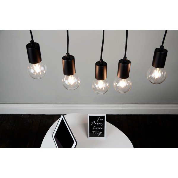 Melna piecdaļīga piekaramā lampa Sotto Luce Cero Basic-image-4