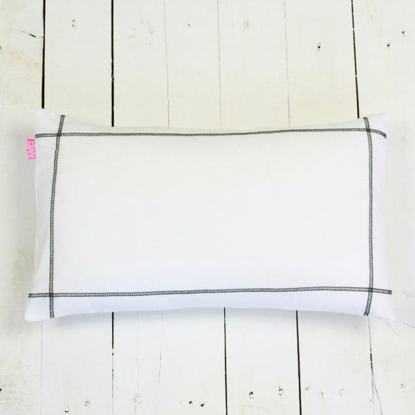 Kokvilnas spilvendrāna Happy Friday Basic Black, 50 x 30 cm-image-2