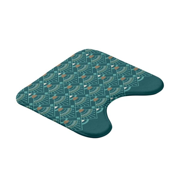 Zaļganzils vannas istabas paklājiņš tualetei 45x45 cm Imperia – douceur d'intérieur-image-3