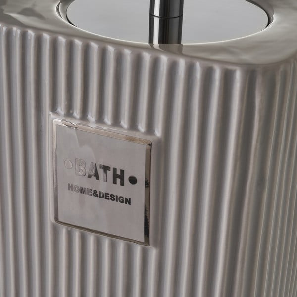 Pelēka keramikas tualetes birste Griso – Casa Selección-image-1