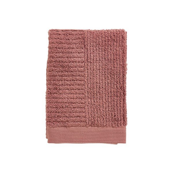 Terakotas oranžs frotē kokvilnas dvielis 50x70 cm Classic – Zone