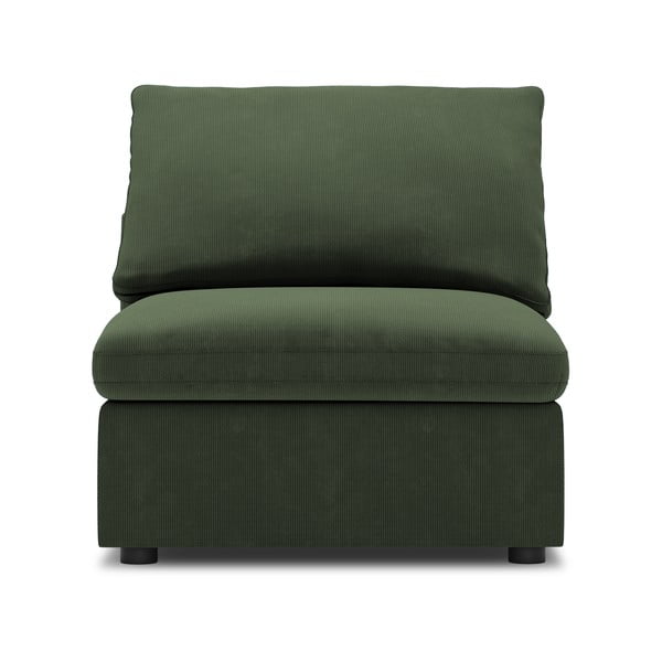 Tumši zaļa modulārā dīvāna vidusdaļa Windsor & Co Sofas Galaxy