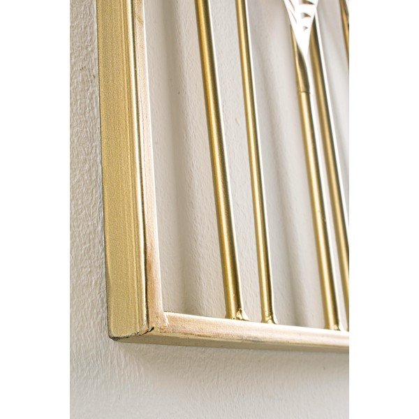 Metāla sienas dekors 52,5x95 cm Adhira – Bizzotto-image-4