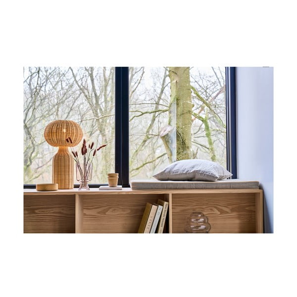 Gaiši rozā stikla vāze (augstums 24 cm) Drum – Villa Collection-image-1