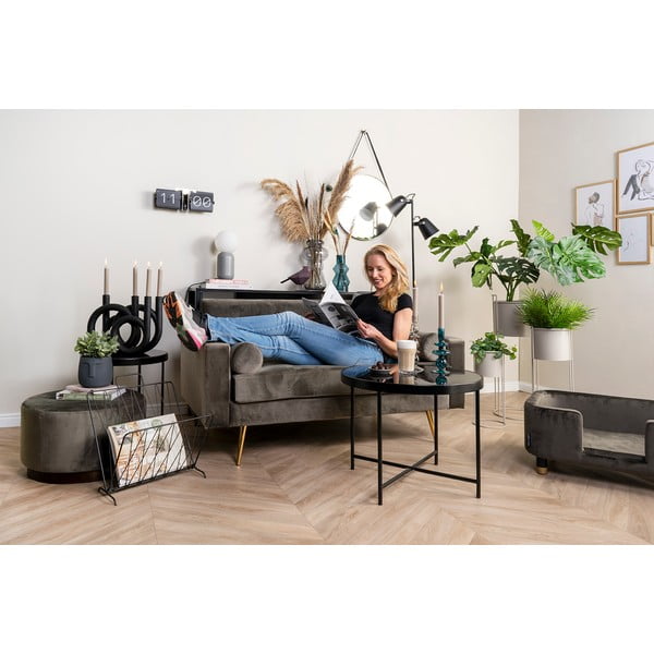 Brūna stikla vāze PT LIVING Morgana, augstums 35 cm-image-1