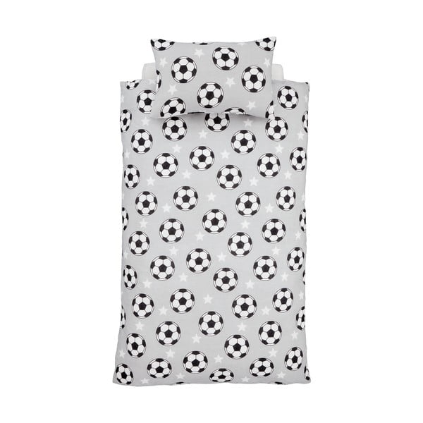 Vienguļamā flaneļa bērnu gultas veļa 135x200 cm Football Stars – Catherine Lansfield
