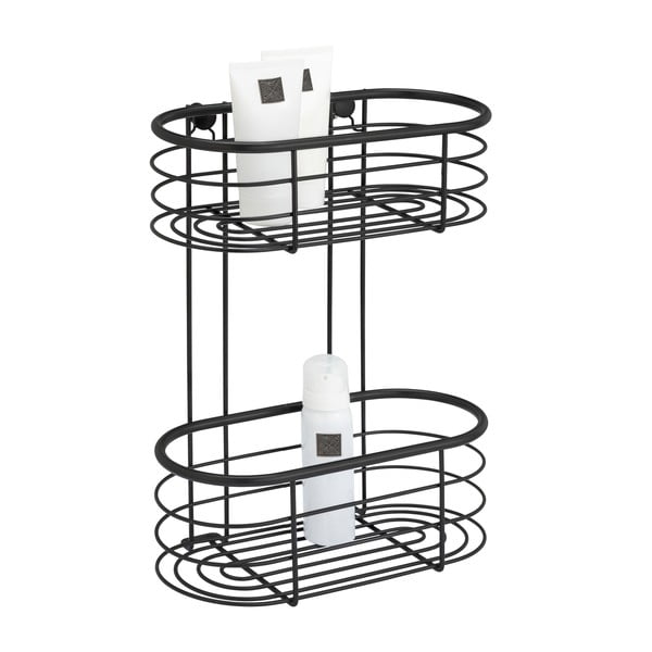 Melns dušas plaukts Wenko Trestina, 26 x 35 cm-image-1