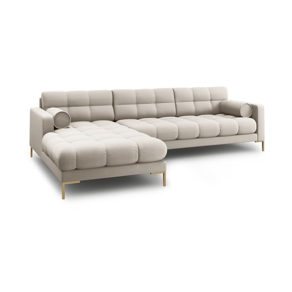 Bēšs stūra dīvāns (ar kreiso stūri) Bali – Cosmopolitan Design-image-4