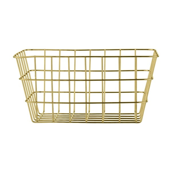 Metāla glabāšanas grozs zelta krāsā Wenko Viana-image-2