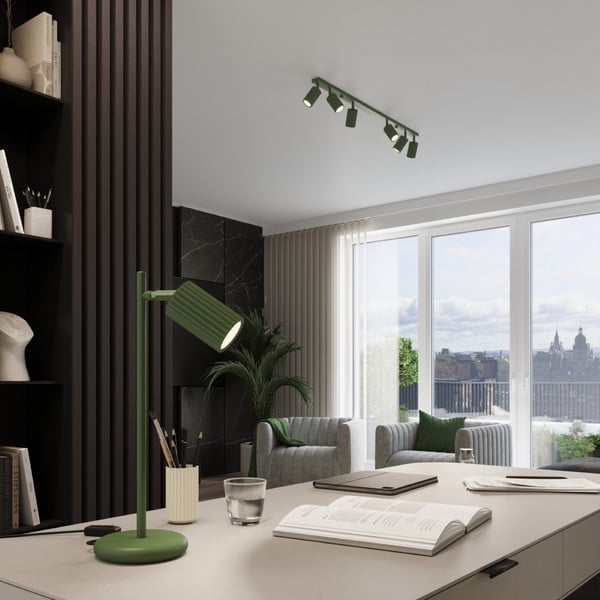 Zaļa galda lampa (augstums 43 cm) Gleam – Sollux-image-1