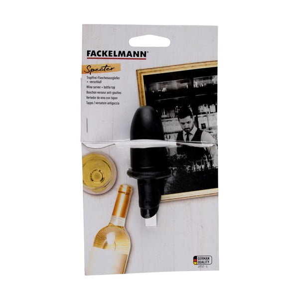 Silikona vīna aizbāznis Fackelmann Bar & Wine Spectre-image-1