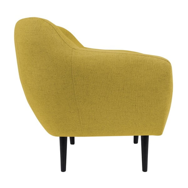 Dzeltens krēsls ar brūnām kājām Mazzini Sofas Piemont-image-2