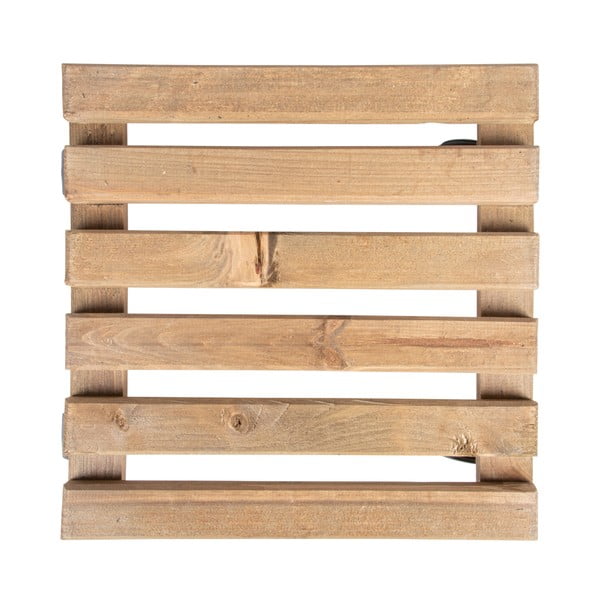 Koka pārvietojams puķu podu statīvs (augstums 8 cm) Indoor & Outdoor – Esschert Design-image-3