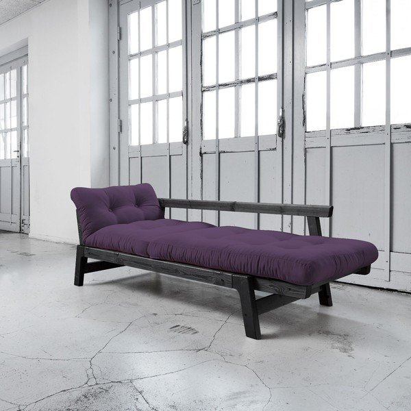 Dīvāns gulta Karup Step Black/Purple-image-3