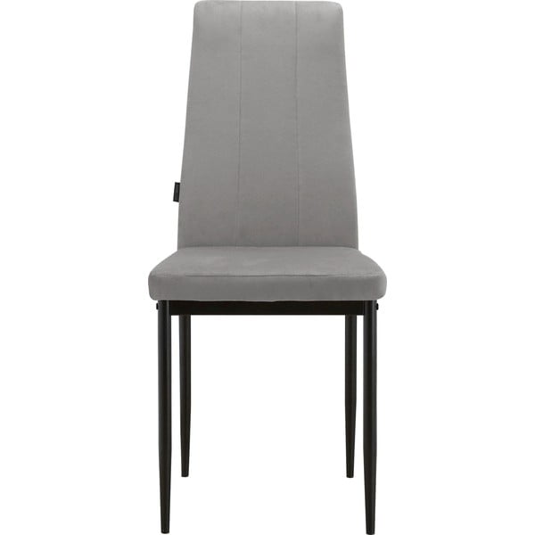 Pelēki samta pusdienu krēsli (2 gab.) Kelly – Støraa-image-1
