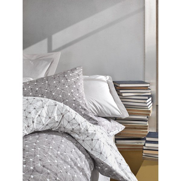 Kokvilnas gultasveļa ar lapu Cotton Box Mottle, 200 x 220 cm-image-1