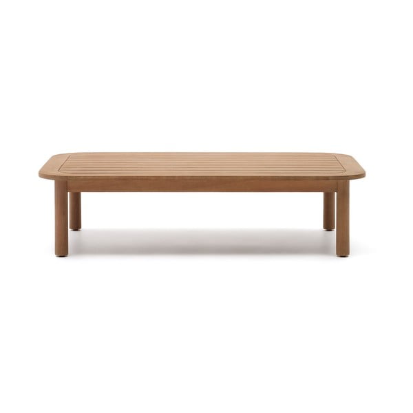 Dabīga toņa eikalipta masīvkoka žurnālgaldiņš 89x140 cm Sacova – Kave Home-image-4