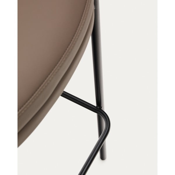 Brūns bāra krēsls (sēdekļa augstums 65 cm) Eamy – Kave Home-image-2