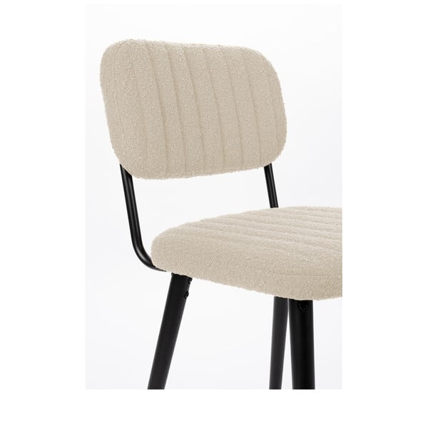 Krēmkrāsas pusdienu krēsls Jake – White Label-image-1